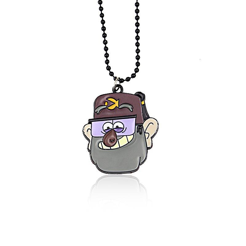 Anime Gravity Falls Cijfer Sleutelhanger Mysterieuze Stad Stanley Pines Dipper Mabel Dierenriem Dagboek Metaal Emaille Sleutelhanger Sleutel Speelgoed