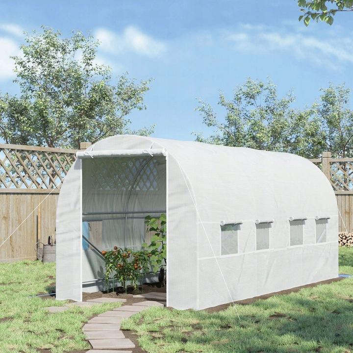 Tunel Foliowy Ogrodowy Duży 4X2,5 Szklarnia Warzywniak Foliak 10 M2 Uv-4