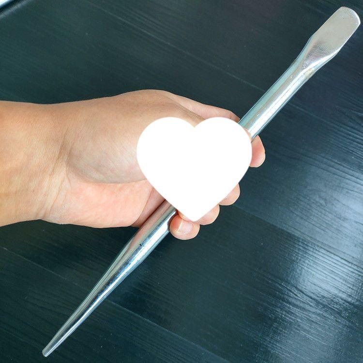 Chrome-Plated Carbon Steel Pry Bar: 30cm to 1m, Round, Quenched, Durable for Tire Removal