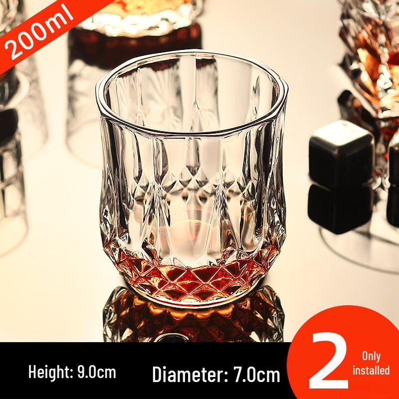 ZISIZ Crystal Whiskey Glass