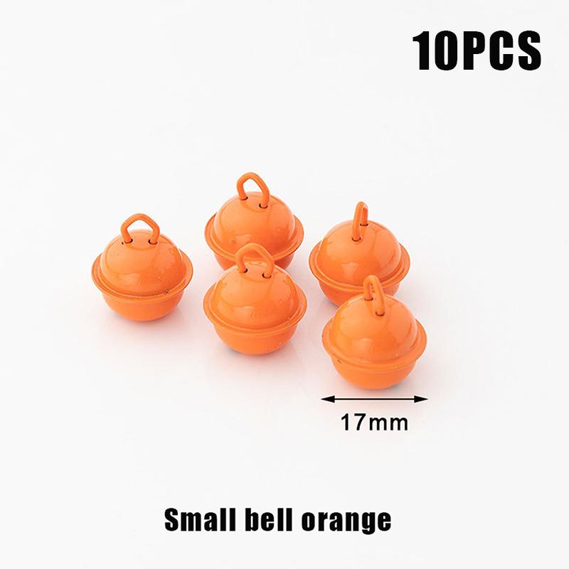10 szt. 22 mm Kolorowe Malowane Dzwonki Jingle Metalowe Okrągłe Mini Dzwoneczki Ozdoby Dekoracje Wisiorki na Boże Narodzenie Rękodzieło DIY