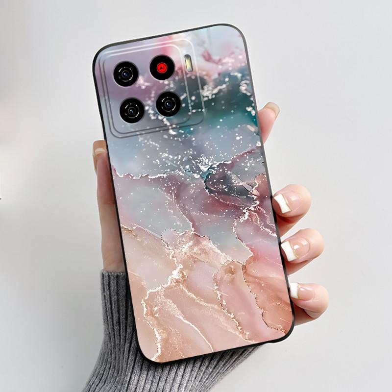 For ZTE Blade A56 Z2473 Case Cute Love Rabbit Cartoon Black Soft Silicone Protect Cover For ZTE Blade Nubia A56 Pro Phone Casing