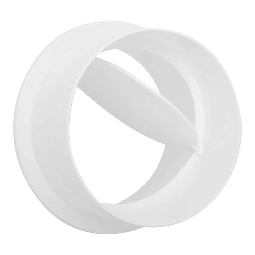 4in Back Draft Damper ABS Plastic Accessories for Extractor Fan Vent Back Draught Shutter