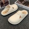 Chinelo Rasteirinha Leve Feminino Primavera/Verão com Furos: Estilo Outdoor Simples, Confortável, Casual