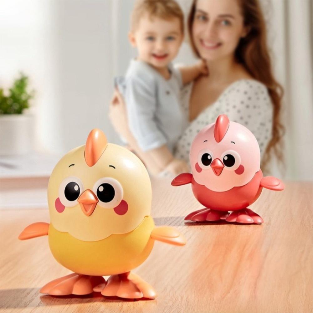 Colorful Chick Coil Toy Walkable Small Animal That Can Move  Children's Gift