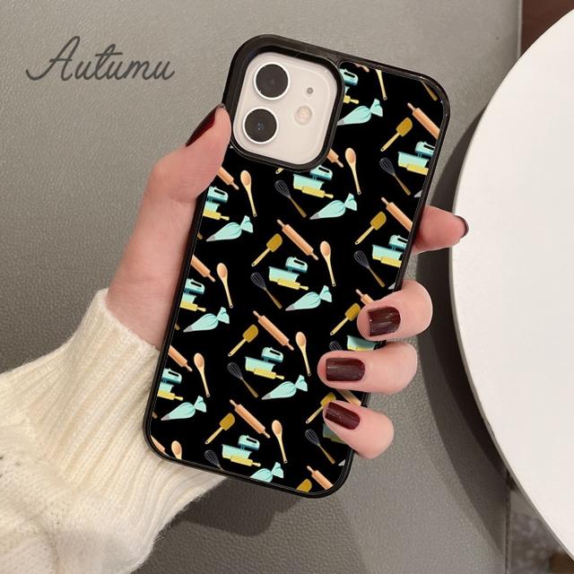 

Чехол для телефона с кухонными инструментами для iPhone 11 12 13 14 Pro Max mini X XR XS SE 2020 5 6S 7 8 Plus Samsung Galaxy S21 S22 чехол-накладка Samsung S22ultra