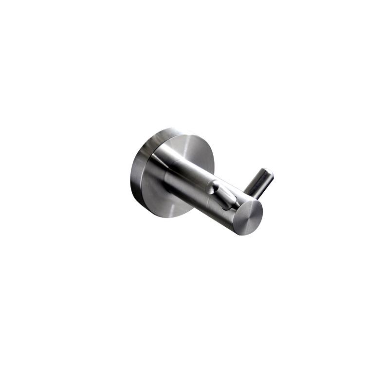 60 Series Model 304 Stainless Steel Wall-Mounted Towel Rack with Mirror Finish & Towel Ring