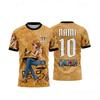 2026 Summer New Top One Piece Theme 3D T-shirt One Piece Luffy Cartoon Child Top Quick Drying Unisex T-shirt