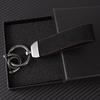 High Quality Luxury Women Men Suede Leather Car Keychains For Porsche 911 718 Cayenne Cayman Panamera Macan Taycan Boxster pdhv50