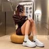 Shell Head Kleine Weiße Schuhe Damen Frühjahr Neue Dicke Unterseite Erhöhte Student All-Match Sneakers