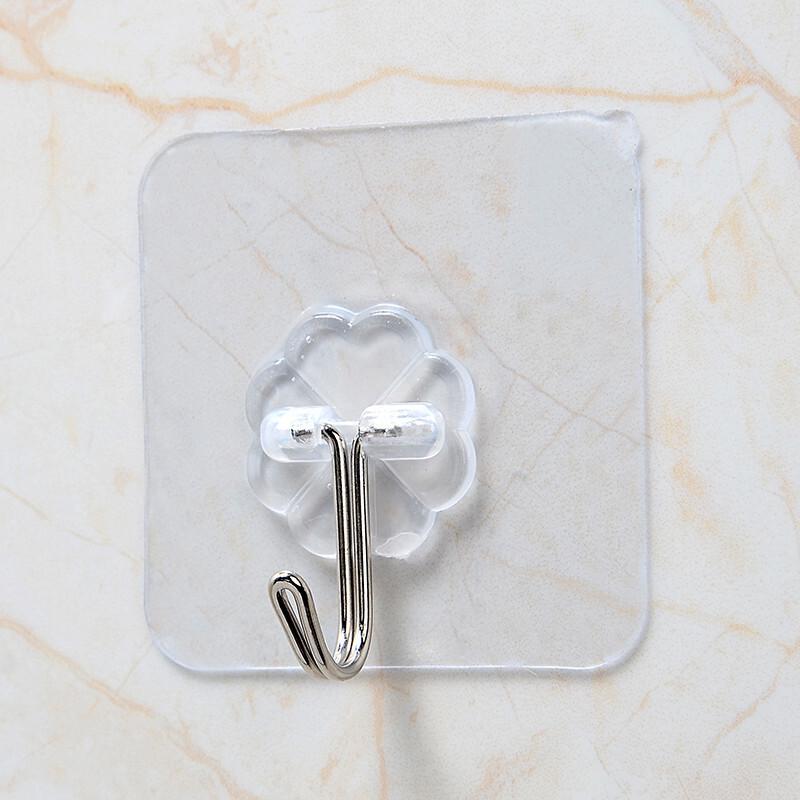 No-Drill Traceless Adhesive Hooks – Strong Wall Mount for Bathroom, Kitchen, or Dorm Door.