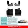 Honda Civic Mud Flaps for Car Modification - Compatible with New and Old Models