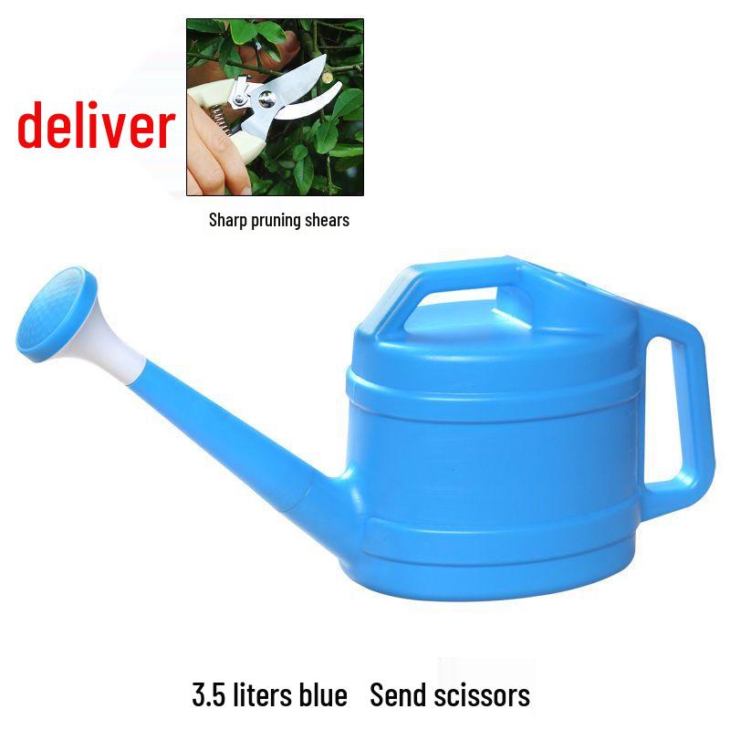 Large Capacity Garden Watering Can with Long Spout and Thickened Plastic
