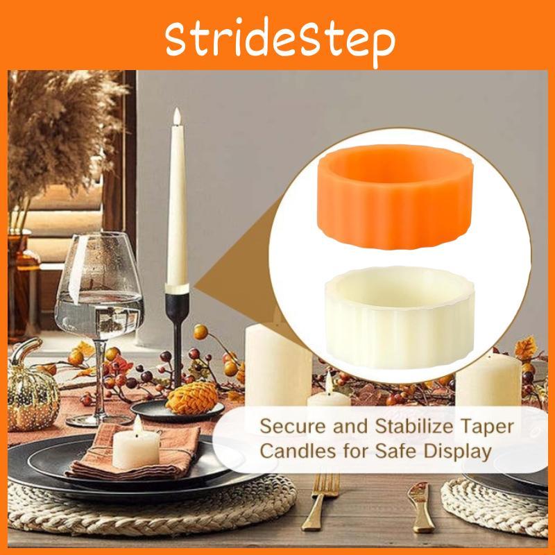 Candle Hugger Grips Rings Holders Stay Put Keep The Candles Upright And In Place