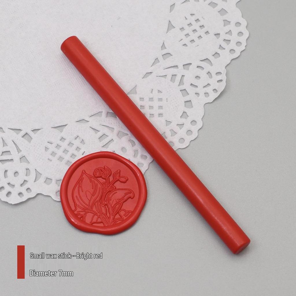 Bețișoare de Ceară de Sigiliu Mat Perlat, 125 Culori, 10x0.7cm, Compatibile cu Pistoale de Ceară, Culori Mixabile