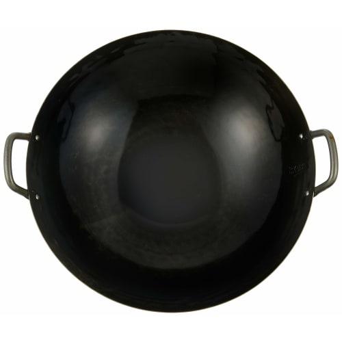 Yamada Industrial Co., Ltd. Iron Hammered Chinese Pot, 33cm (1.2mm Thick)