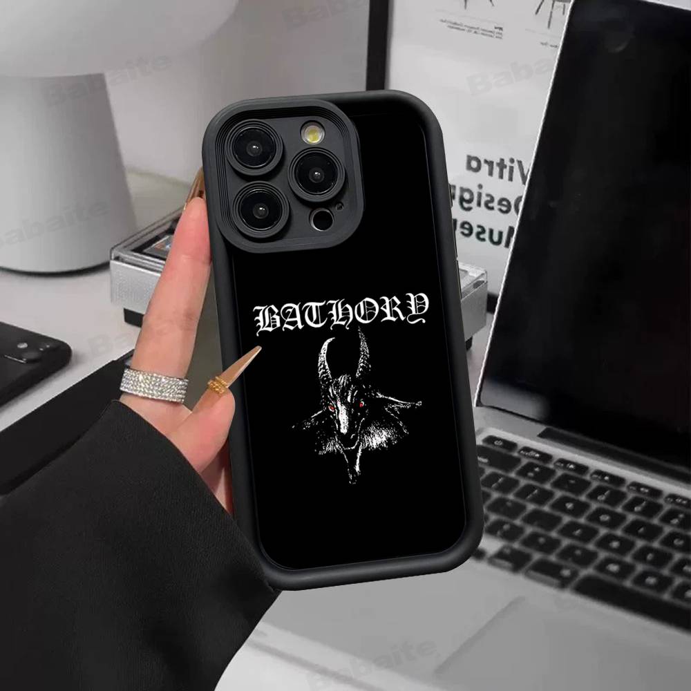 

Bathory Quorthon Band Singer Phone Case For IPhone 11 12 13 16 15 17 14 Pro Max Soft Funda Silicone Cover iPhone 15pro max