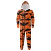Set Tuta Intera con Cappuccio, Maniche Lunghe e Zip, Stampa di Halloween, Coordinato per Famiglia
