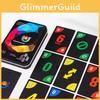 Game Uno Cod Black Board Game Cards Pvc Plastic Family Party Casual Gifts Prop