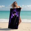1Pc Shadow Warrior'S Rise Beach Towel Microfiber Beach Towel Thin Absorbent For Beach Swimming Yoga Bath Sports 0917144