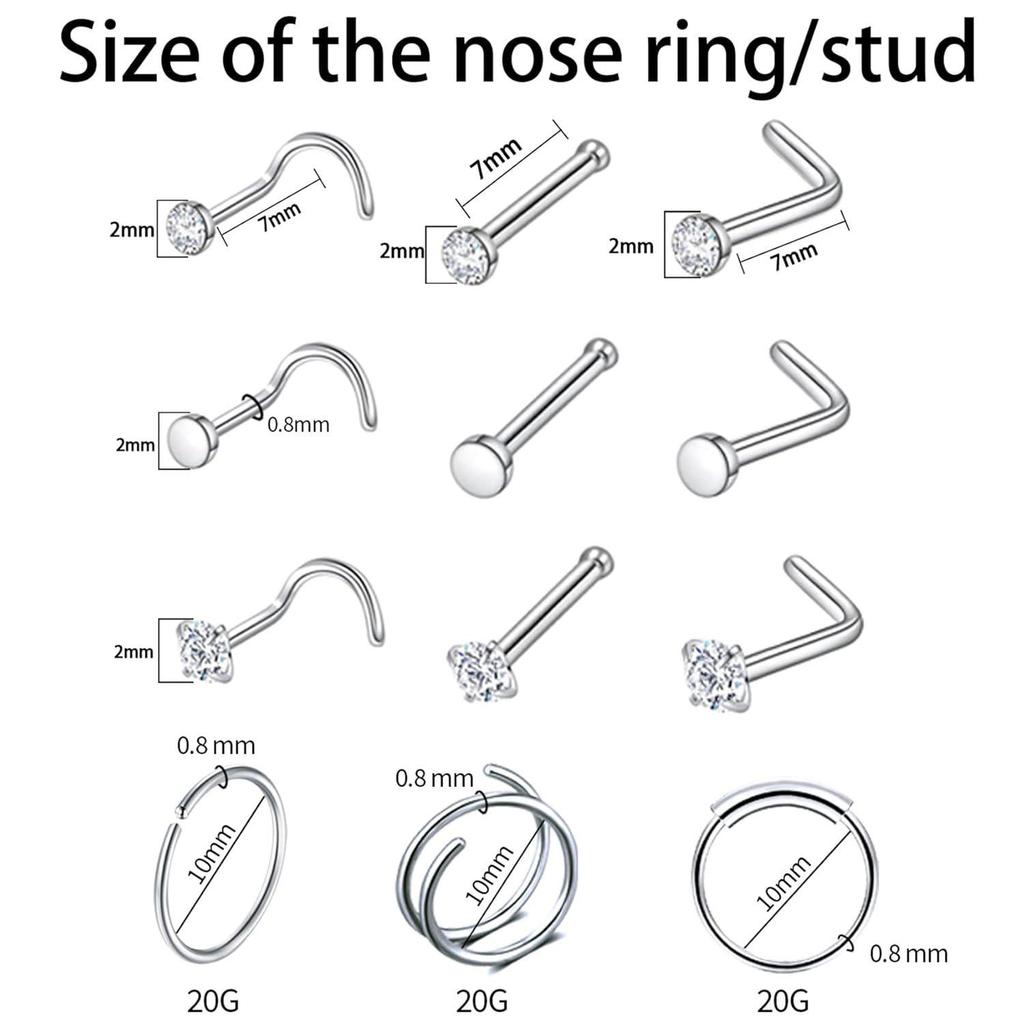 Bestselling Piercing Tool Set: 103pcs & 153pcs Lip Studs, Eyebrow & Ear Studs, Navel Rings, Full Body Piercing Kit