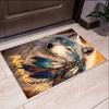 Custom Name Wolf Printed Carpet,Rug for Office Chair Living Room Bedroom Kitchen Room Decor Gifts.