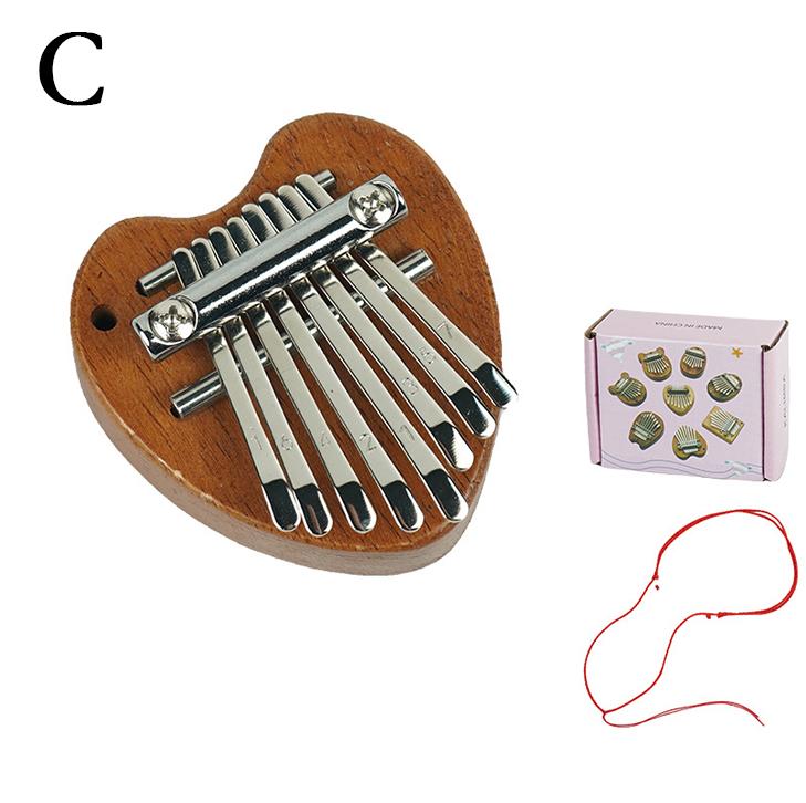 

Mini Kalimba 8 Key Thumb Piano 1 Pack Water Drop Style Cute Instrument Портативний вишуканий подарунковий набір для дітей
