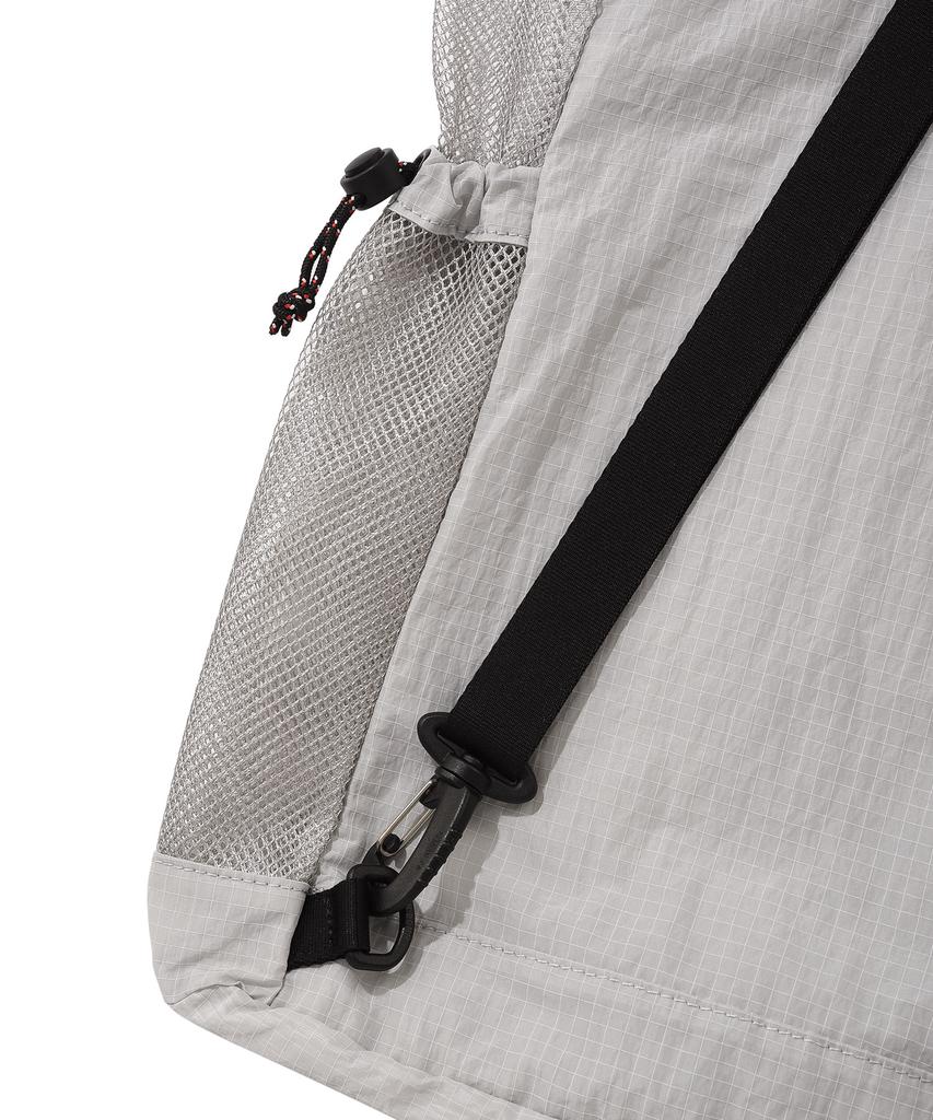 Wacky Willy String Draw Light Backpack Grey