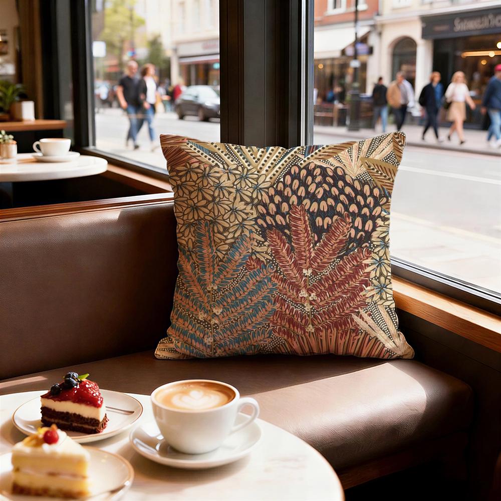 Woven Texture Cushion Cover Set of  Decorative Short Plush Pillow Covers for Sofa Soft  Cushion Case x cm