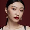 Elegant Classic Earrings Vintage Oriental Classical Painted Enamel Earrings Traditional Chinese Jewelry