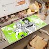 Manga TGSWIIWAGAA Cute Mouse Pad Anti Slip Rubber Edge Locked Thickened Laptop Gaming Desk Mat