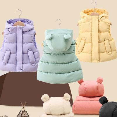 2025 Autunno/Inverno Nuovo Bambini Cappotto Gilet Caldo Ispessito