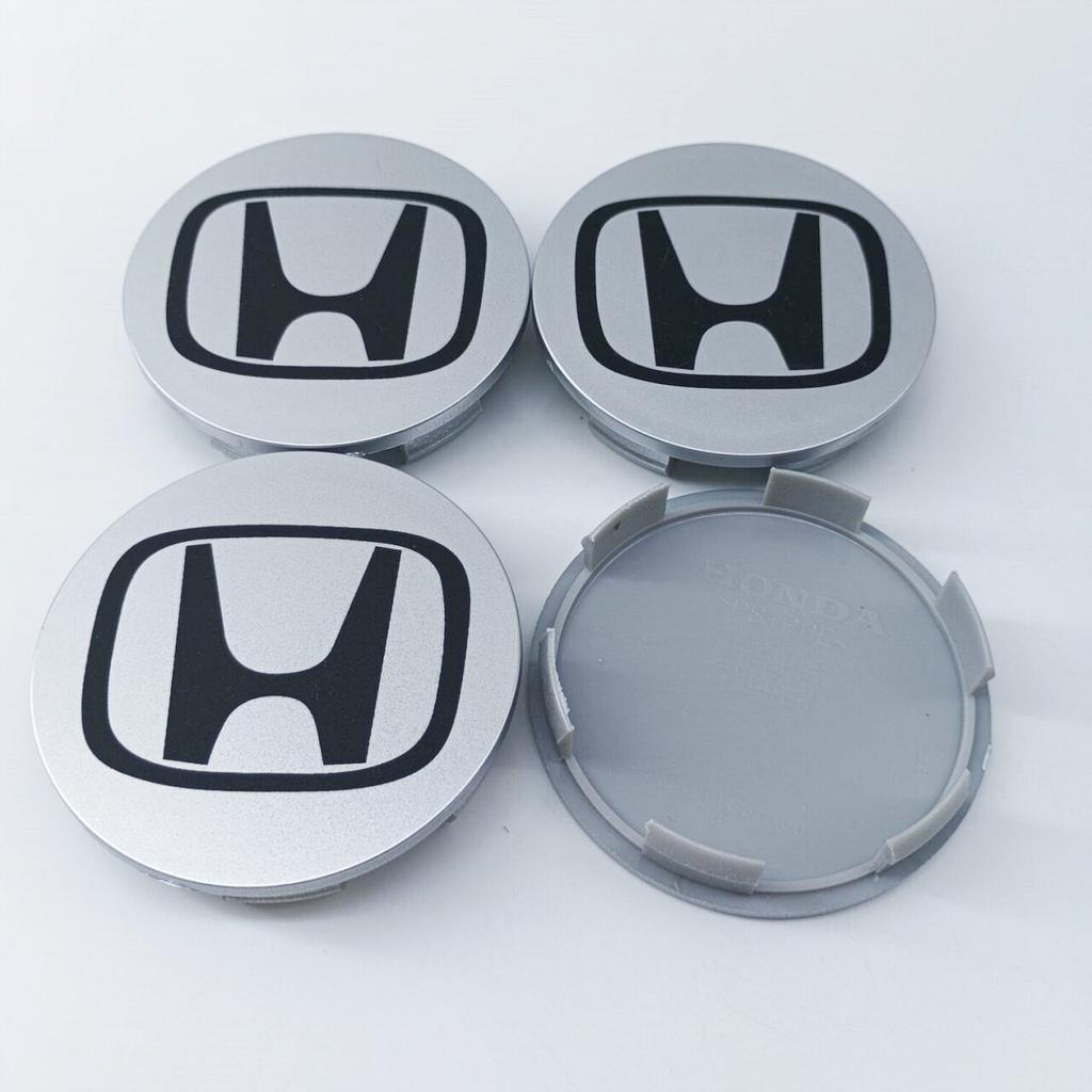 RJVK8 4pcs 69MM Emblem Car Wheel Center Cap Hub Covers Badge For H Honda Odyssey Spirior CR-V Civic HR-V City Accord Fit Pilot