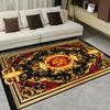 Classic Royal Floor Rug  Luxury Baroque Vintage European Ornate Scroll Floral Stylish Decor Area Rug for Space Home Ornament