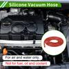 HOPESPANNER 6Ft 3/16" 5mm ID 2mm ThickNe-ss Silicone Vacuum TUB-Ing Hose High Tem-perature au-tomOt-ive Vacuum Line 1 pcs