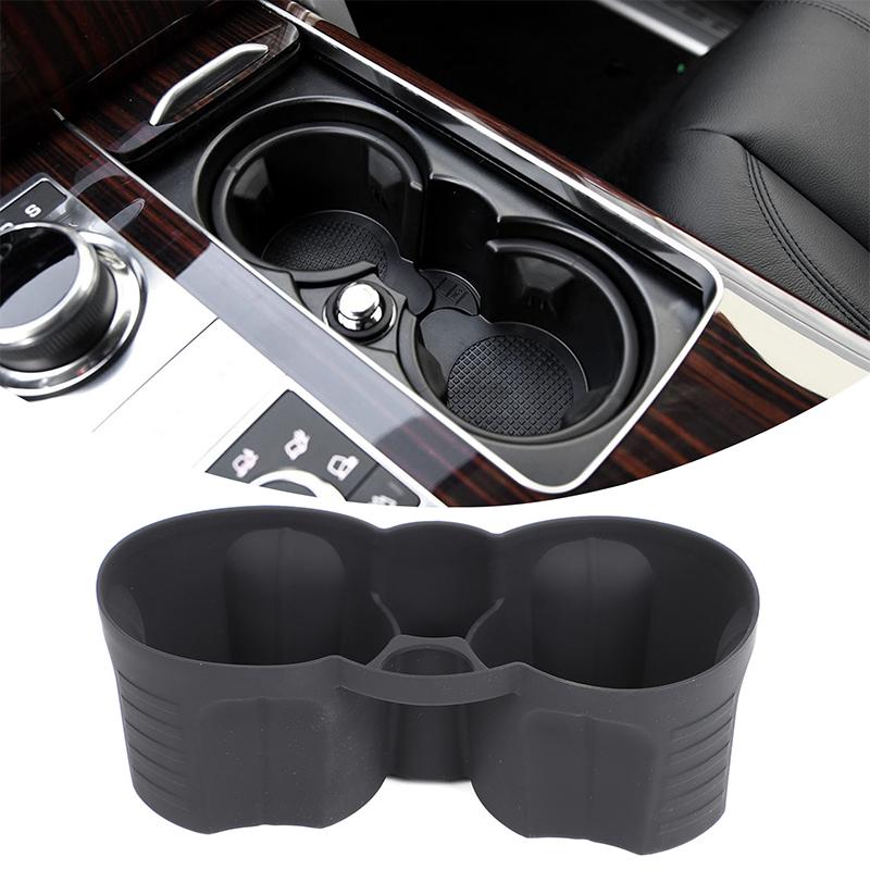 TPE Black For Land Rover Range Rover Sport Vogue 2013-2026 Car Center Console Water Cup Holder Storage Box Car Accessories