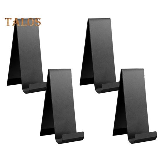 

4 шт. Металлический держатель для брошюр, настольный, флаер, буклет, вертикальный стенд для брошюр, органайзер для буклетов, журналов, меню, журналов 4pcs чёрный