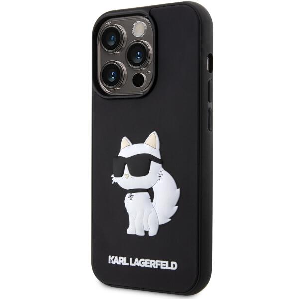 Karl Lagerfeld KLHCP14L3DRKHNK iPhone 14Pro 6.1" Black/black Hardcase Rubber Choupette 3D