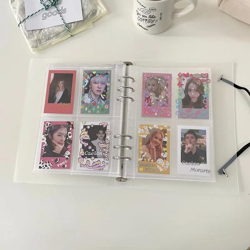 A5 Binder Ring Collect Book Korea Idol Photo Organizer Journal Diary Agenda Planner Bullet Cover School Stationery