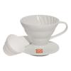 V60 Transparent Dripper 01 White