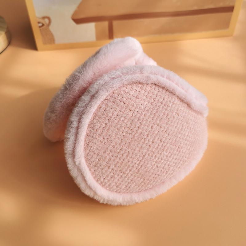 Korean Style Cute Women's Winter Earmuffs - Thick, Lined, Warm, Anti-Freeze Ear Protectors