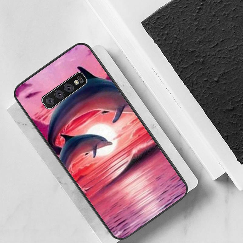 Dolphin Phone Case For Samsung Galaxy S7 Edge Plus S9 S20Plus S20ULTRA S10lite S225G S10 Case