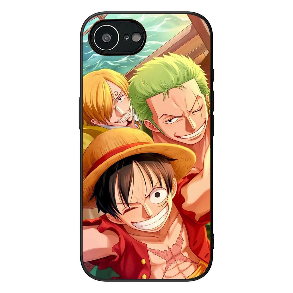 Cover for Apple iPhone 17 16 11 Pro XS Max XR 6 7 8 Plus 16E SE 2020 Air 5 SE2 Phone Case Boa Luffy Zoro One Hancock Pieces