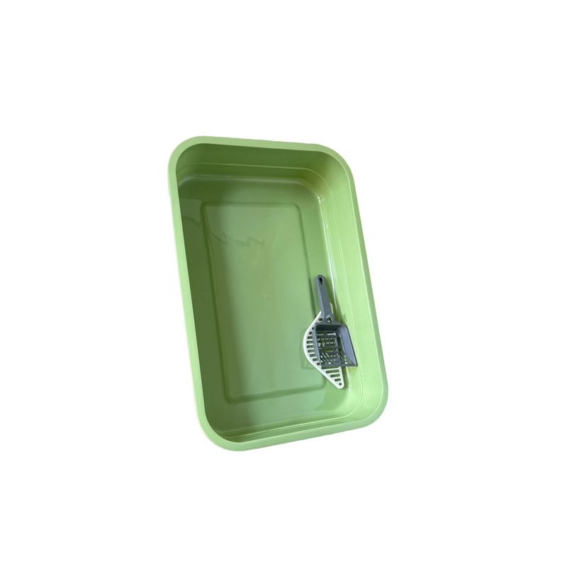 

Litter Box Oversized Splash-Proof Semi-Closed Plastic Litter Box Cat Poop Basin Cat Toilet Cat Litter Box Pet Supplies Base