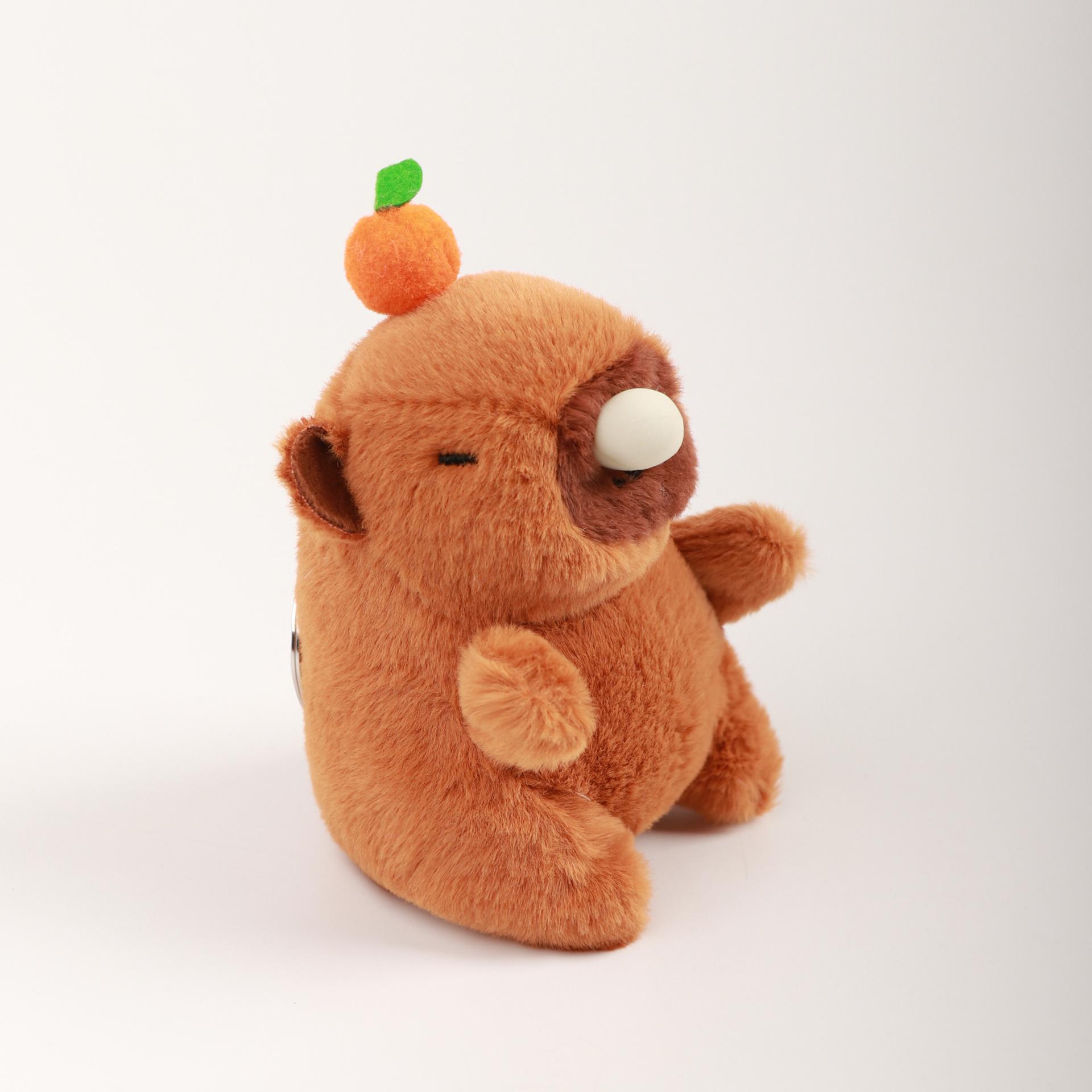 

Куклы Капибара Капибала Пузырь-Плюшевый Подвесной Брелок Подвеска Игрушка для снятия давления Мягкие Куклы spit bubble kapibara (brown)