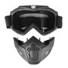 Motorcycle Goggles with Detachable Mask Outdoor Riding Cycling Protection Glasses(transparent)