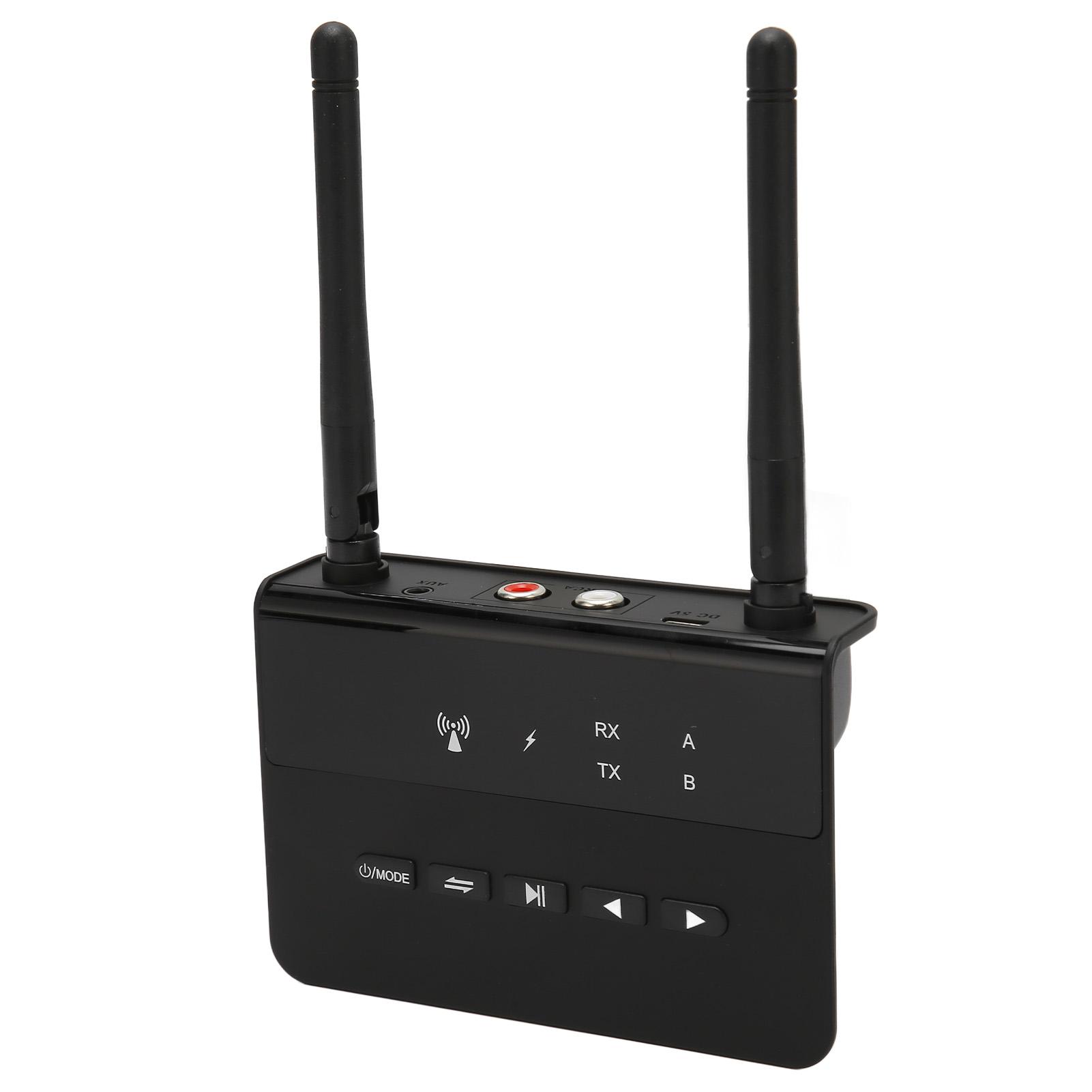 

Bluetooth Приемник Передатчик 3.5мм AUX и RCA Порт AptX Низкая Задержка 2 в 1 Bluetooth 5.2 Адаптер