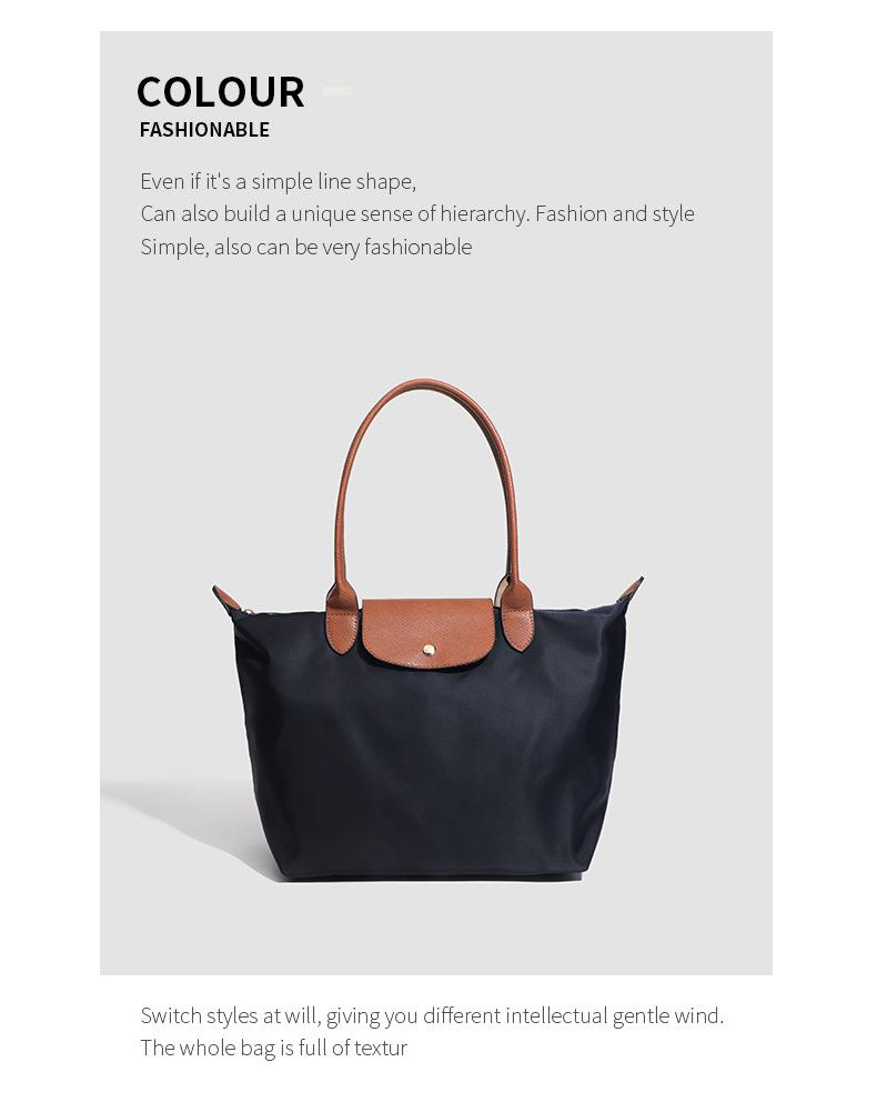 2025 Women's Lightweight Waterproof Nylon Dumpling Crossbody Tote