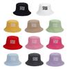 Outdoor Woman Bucket Hat Sunproof Fisherman Hat Teens Embroidery Bucket Hat