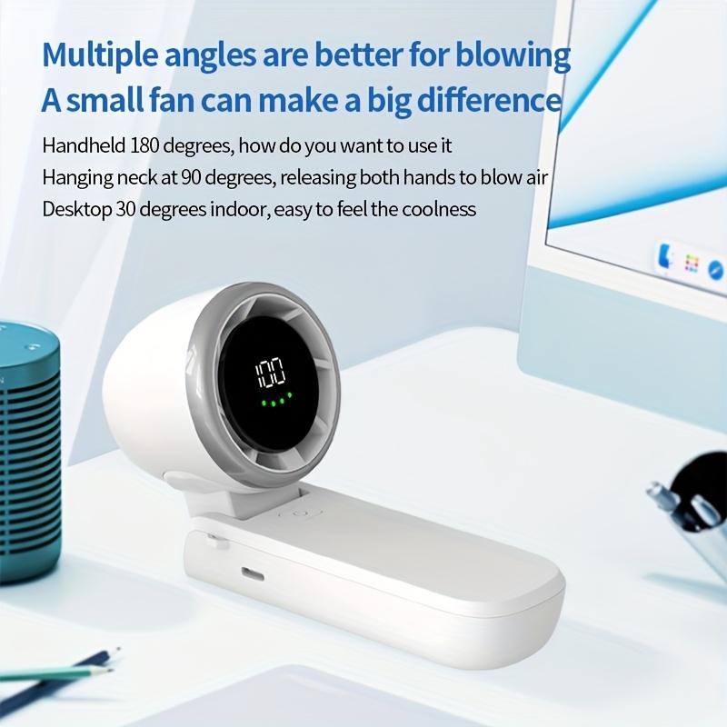 Portable Handheld Turbofans, Personal Fans Portable Rechargeable, Pocket Fans, 3-in-1 Handheld Fans, Holiday Gift Travel/outdoor/indoor Portable Fans